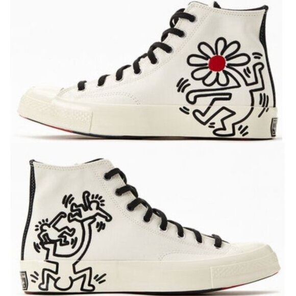 Converse Chuck 70 x Keith Haring High Top Sneaker - 6 Men/8 Women - Picture 1 of 15